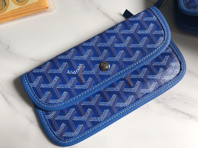 Goyard original canvas hardy PM bag GY0051 blue