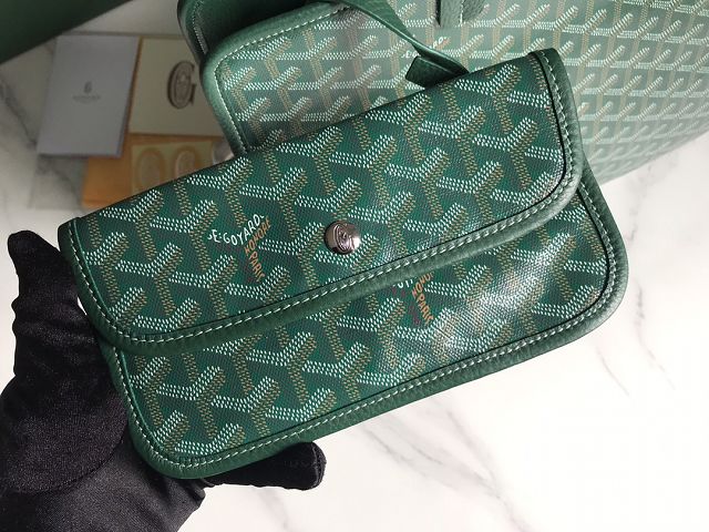 Goyard original canvas hardy PM bag GY0051 green