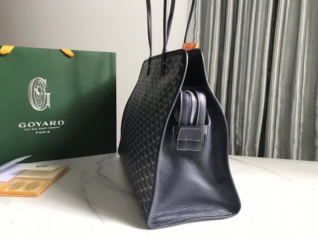 Goyard original canvas hardy PM bag GY0051 navy blue