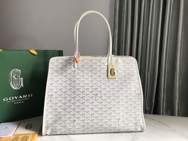 Goyard original canvas hardy PM bag GY0051 white