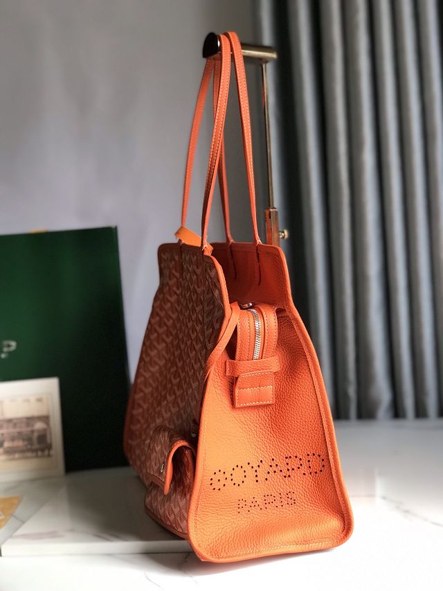 Goyard original canvas hardy PM bag GY0051 orange