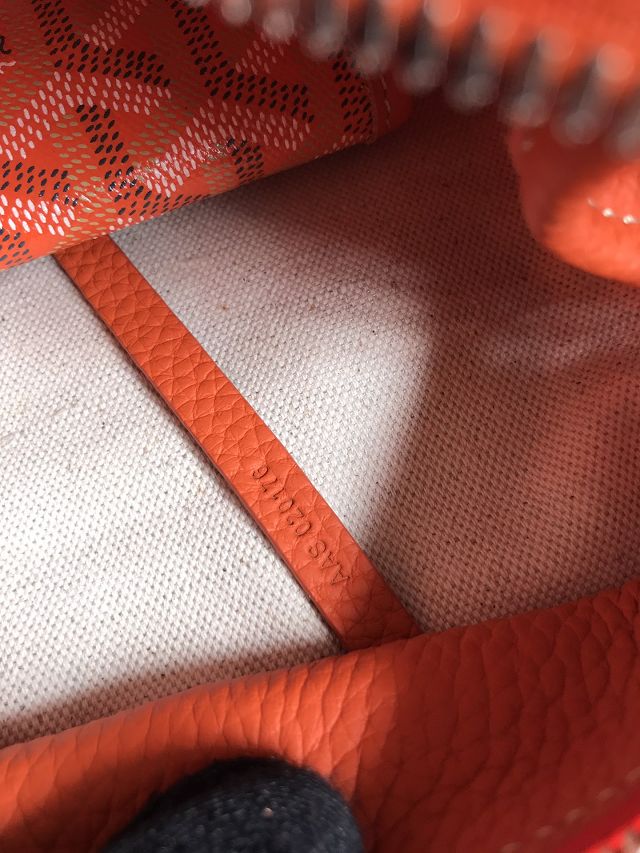 Goyard original canvas hardy PM bag GY0051 orange