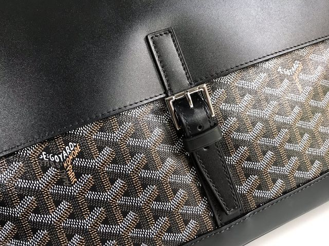 Goyard original canvas messenger bag PM GY0052 black