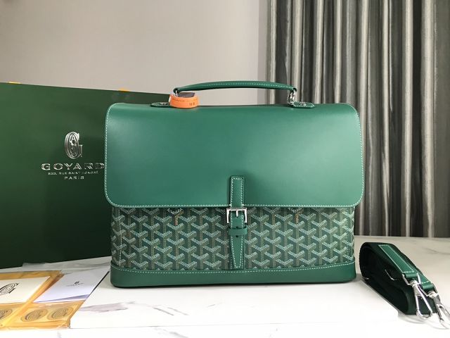 Goyard original canvas messenger bag PM GY0052 green