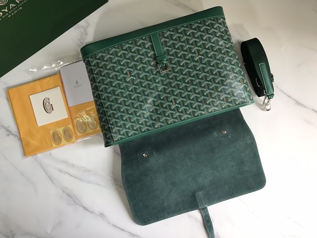 Goyard original canvas messenger bag PM GY0052 green