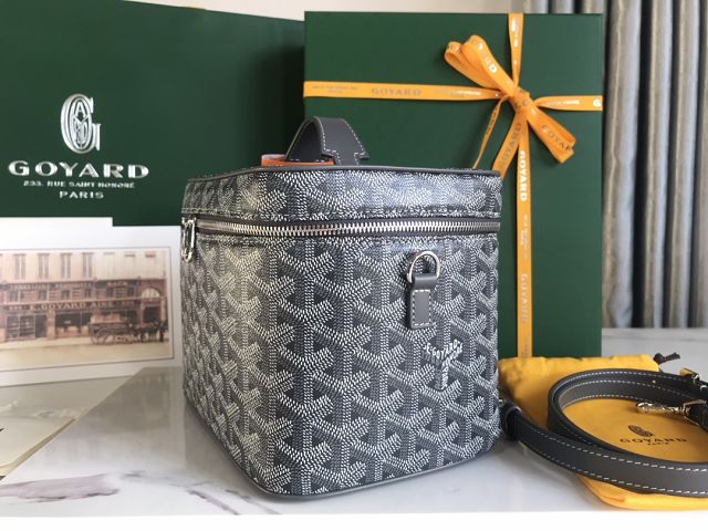 Goyard original canvas muse vanity case GY0052 grey