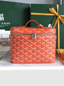 Goyard original canvas muse vanity case GY0052 orange