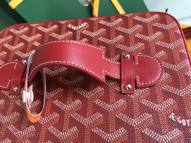 Goyard original canvas muse vanity case GY0052 red