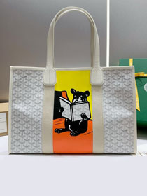 Goyard original canvas villette shopping tote bag GY0026 white