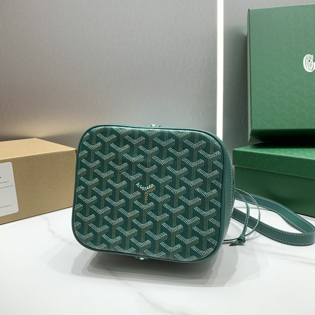 Goyard original canvas petit flot bucket bag GY0054 green