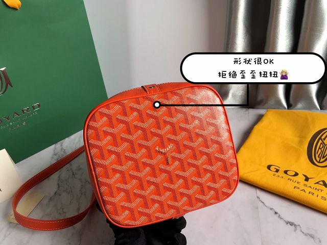 Goyard original canvas petit flot bucket bag GY0054 orange