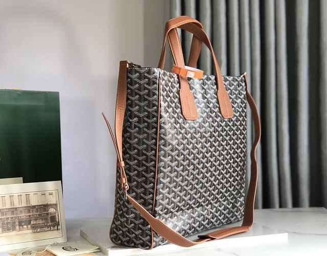 Goyard original canvas voltaire bag GY0055 black&brown