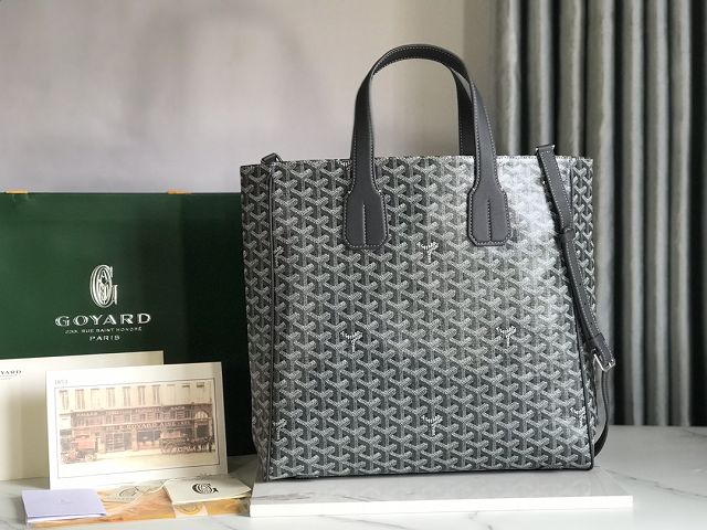 Goyard original canvas voltaire bag GY0055 grey