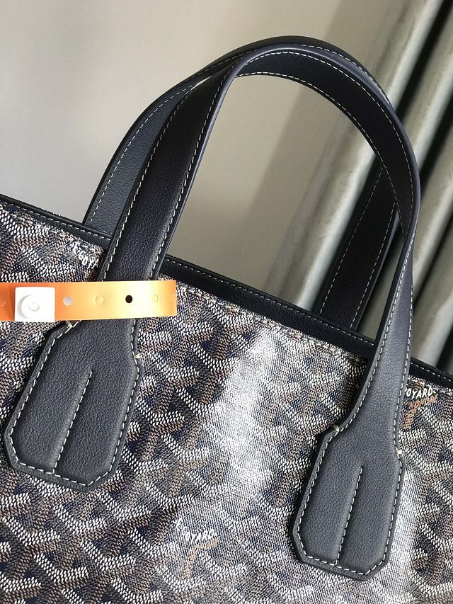 Goyard original canvas voltaire bag GY0055 navy blue