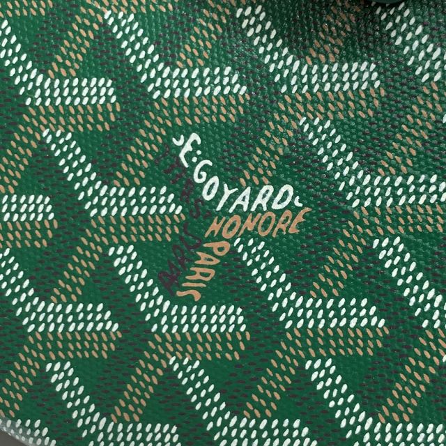 Goyard original canvas 8 watch case GY0035 green