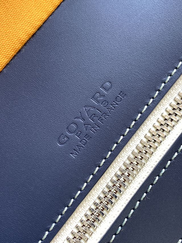 Goyard original canvas ambassade document case GY0060 navy blue