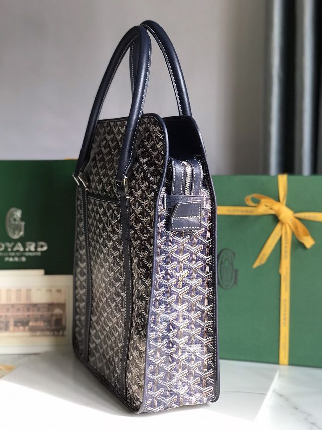 Goyard original canvas bourgogne bag GY0062 navy blue