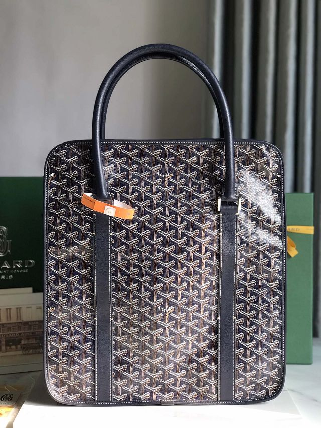 Goyard original canvas bourgogne bag GY0062 navy blue