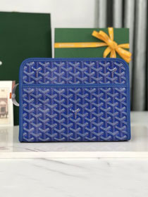 Goyard original canvas clutch GY0008 blue