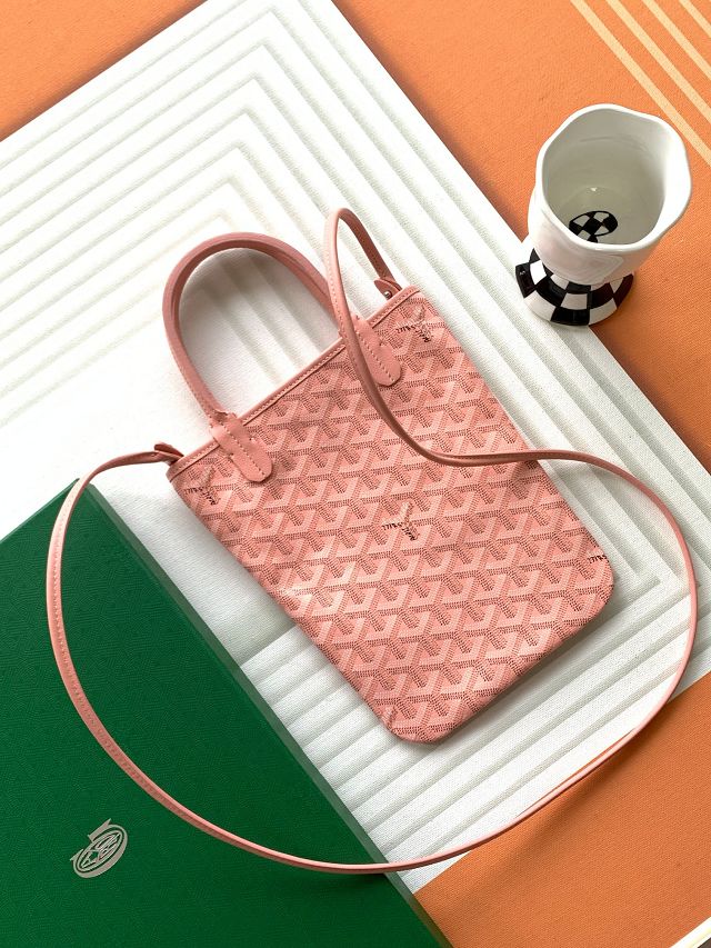 Goyard original canvas poitiers claire-voie bag GY0058 pink