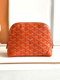 Goyard original canvas vendome cosmetic pouch GY0059 orange