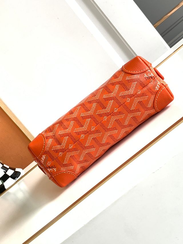 Goyard original canvas vendome cosmetic pouch GY0059 orange