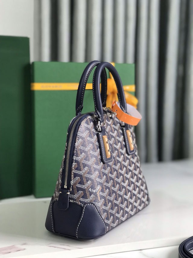 Goyard original canvas vendome mini bag GY0061 navy blue