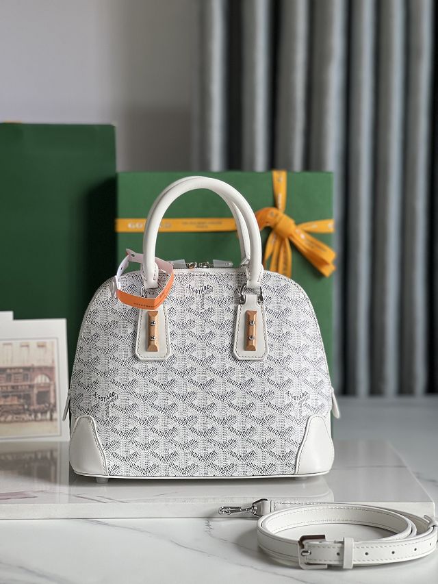 Goyard original canvas vendome mini bag GY0061 white