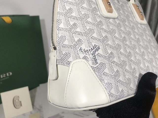 Goyard original canvas vendome mini bag GY0061 white