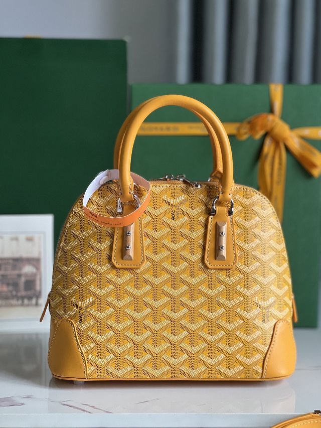 Goyard original canvas vendome mini bag GY0061 yellow