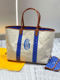 Goyard original cotton saint louis PM bag GY0064 blue