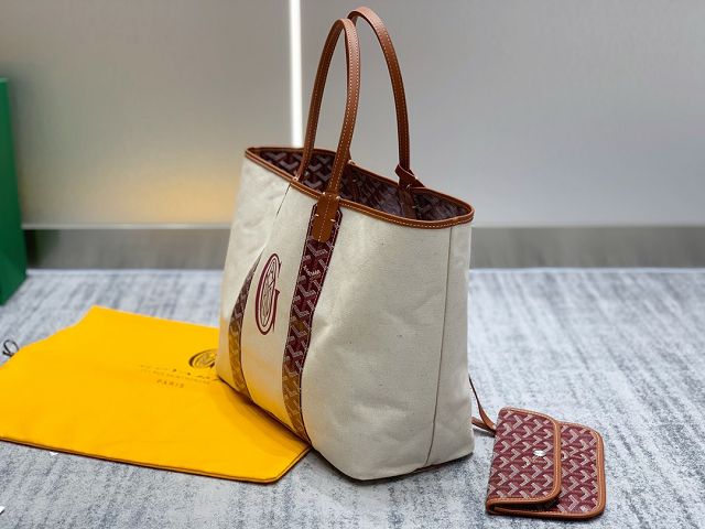 Goyard original cotton saint louis PM bag GY0064 burgundy