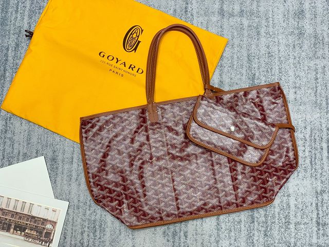 Goyard original cotton saint louis PM bag GY0064 burgundy