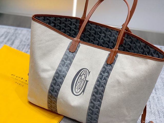 Goyard original cotton saint louis PM bag GY0064 grey