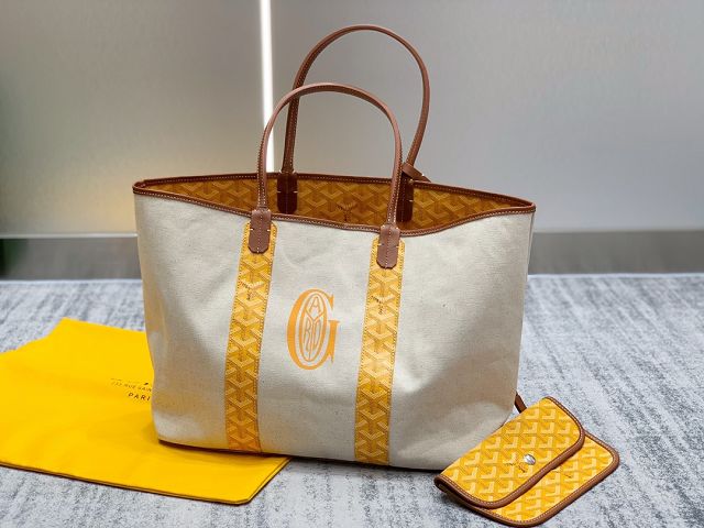 Goyard original cotton saint louis PM bag GY0064 yellow