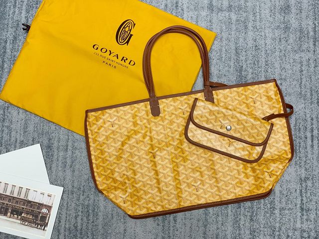 Goyard original cotton saint louis PM bag GY0064 yellow