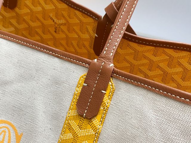 Goyard original cotton saint louis PM bag GY0064 yellow