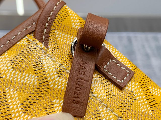 Goyard original cotton saint louis PM bag GY0064 yellow