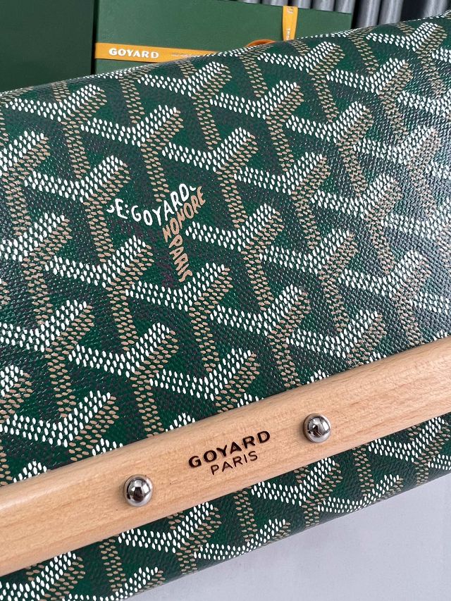 Goyard original canvas monte-carlo PM clutch GY0071 green