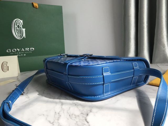 Goyard original canvas belvedere MM bag GY0072 blue