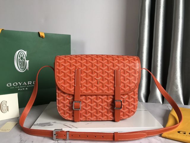 Goyard original canvas belvedere MM bag GY0072 orange