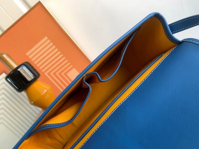 Goyard original canvas belvedere MM bag GY0073 blue