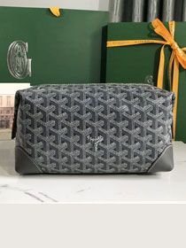 Goyard original canvas bowling 25 toiletry bag GY0068 grey