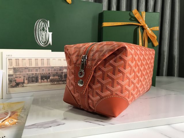 Goyard original canvas bowling 25 toiletry bag GY0068 orange