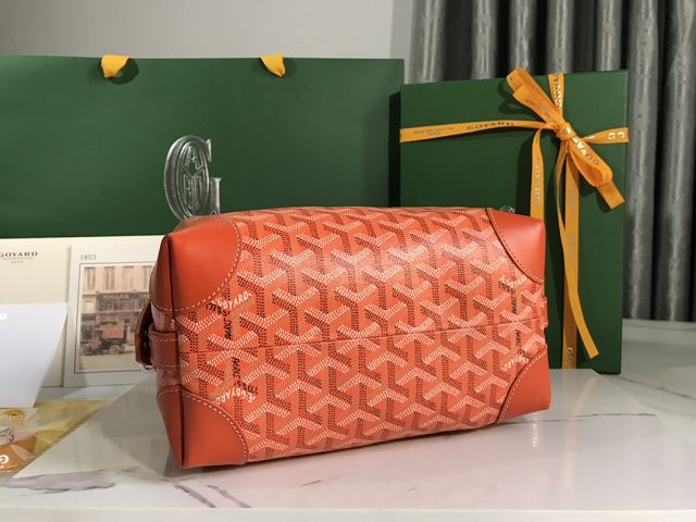 Goyard original canvas bowling 25 toiletry bag GY0068 orange