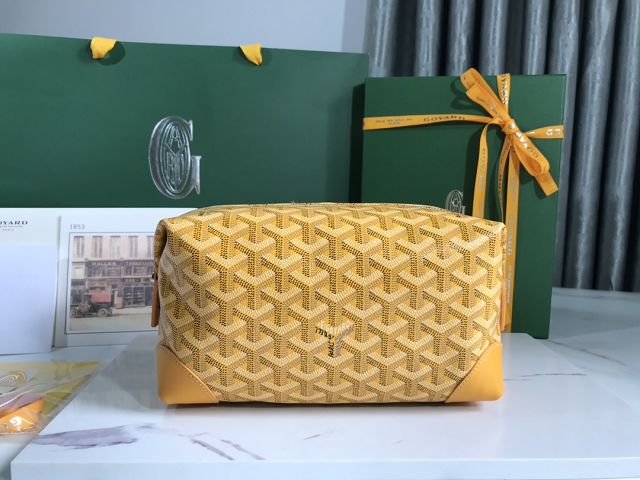 Goyard original canvas bowling 25 toiletry bag GY0068 yellow