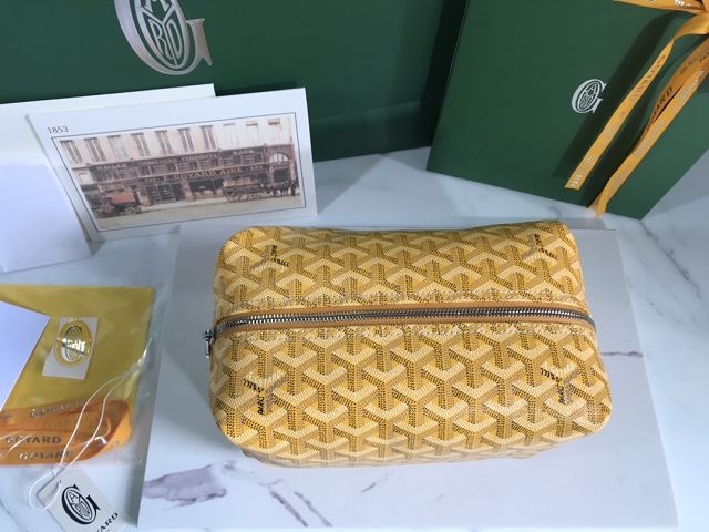 Goyard original canvas bowling 25 toiletry bag GY0068 yellow