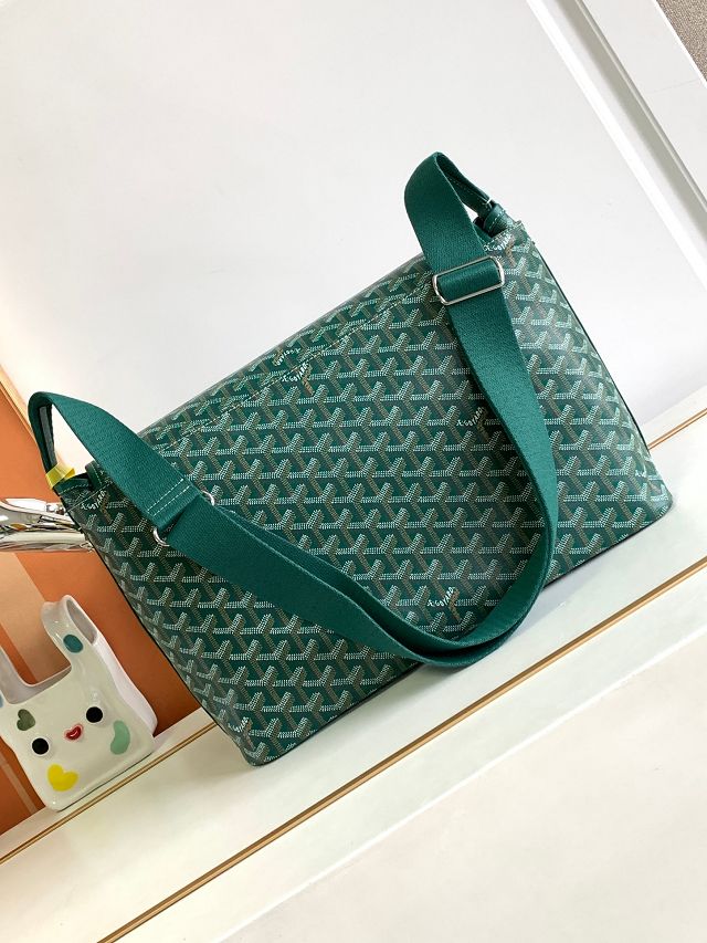 Goyard original canvas capetien messenger bag GY0067 green