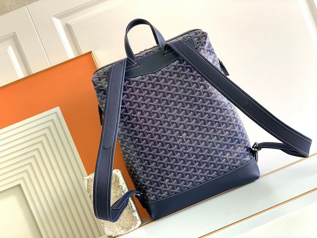 Goyard original canvas cisalpin backpack GY0067 navy blue