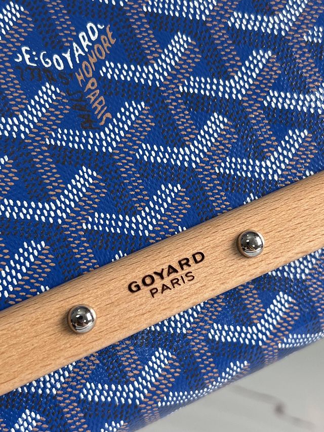 Goyard original canvas monte-carlo PM clutch GY0071 blue